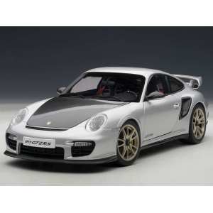 1/18 Porsche 911 GT2 RS 2010 (997) серебристый