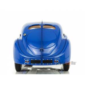 1/18 Bugatti Atlantic 57S 1936 синий с синими спицованными колесами