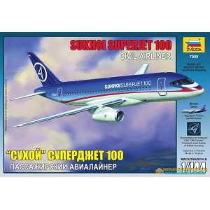 1/144 Самолёт Сухой Суперджет 100 ( Superjet 100)