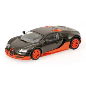 1/43 Bugatti VEYRON SUPER SPORT - 2010 - CARBON/ORANGE - WORLD RECORD CAR