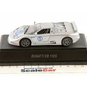 1/43 Bugatti EB110 S серебристый 1
