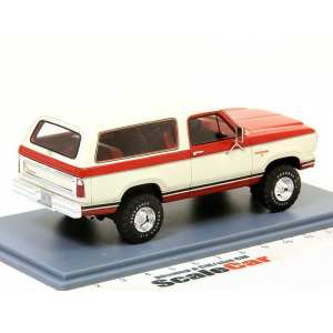 1/43 DODGE Ramcharger 4х4 1979 красный/белый