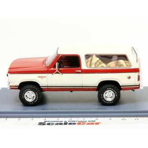 1/43 DODGE Ramcharger 4х4 1979 красный/белый