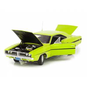 1/18 Dodge Charger R/T 1969 из к/ф Dirty Mary, Crazy Larry зеленый