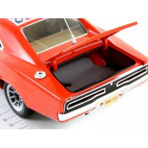 1/18 Dodge Charger 1969 Dukes of Hazard General Lee, orange Генерал Ли из к/ф Придурки из Хазарда, оранжевый