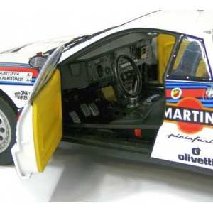 1/18 Lancia Rally 037 Martini Nr.6 M.Alen, I.Kivimaki 1983 Rally of Sanremo