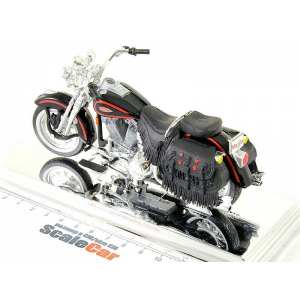 1/18 Мотоцикл Harley-Davidson FLSTS Heritage Springer 1998 черный