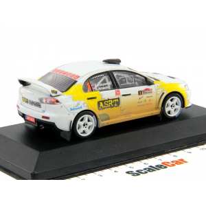 1/43 Mitsubishi Lancer Evo X R4 Winner Saaremaa Rally 2012 A.Lukyanuk/A.Arnautov (Алексей Лукьянюк/Алексей Арнаутов) с имитацией