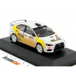 1/43 Mitsubishi Lancer Evo X R4 Winner Saaremaa Rally 2012 A.Lukyanuk/A.Arnautov (Алексей Лукьянюк/Алексей Арнаутов) с имитацией