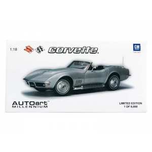 1/18 Chevrolet CORVETTE 1969 (CORTEZ SILVER)