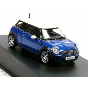 1/43 Mini Cooper 2007 синий с белой крышей
