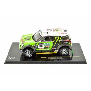 1/43 MINI ALL 4 RACING 302 S.Peterhansel-J.P.Cottret Winner Dakar 2013