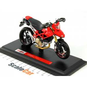 1/18 Мотоцикл Ducati Hypermotard 1100S красный