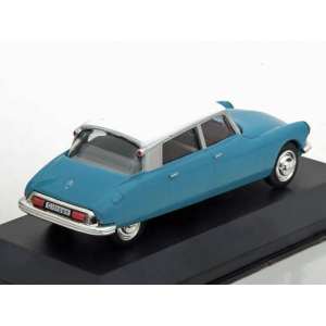 1/43 Citroen DS19 1966 голубой с белым