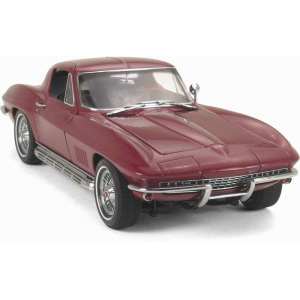 1/18 Chevrolet Corvette Stingray 1967 бордовый