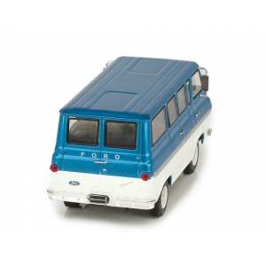 1/43 Ford Econoline микроавтобус 1964 синий металлик с белым