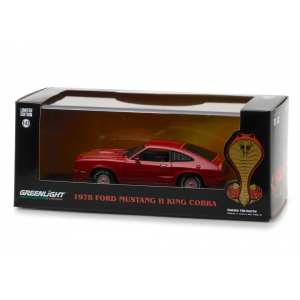 1/43 Ford Mustang II King Cobra 1978 красный с черным