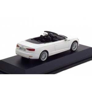 1/43 Audi A5 Convertible 2017 Glacier White белый