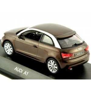 1/43 Audi A1 2011 коричневый металлик