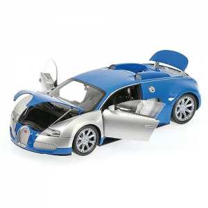 1/18 Bugatti VEYRON EDITION CENTENAIRE - 2009 - CHROME/BLUE