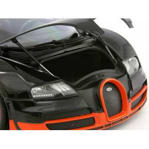1/18 Bugatti Veyron Super Sport 2010 карбон/оранжевый, мировой рекорд скорости