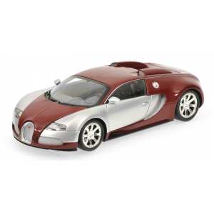 1/18 Bugatti VEYRON EDITION CENTENAIRE - 2009 - CHROME/RED