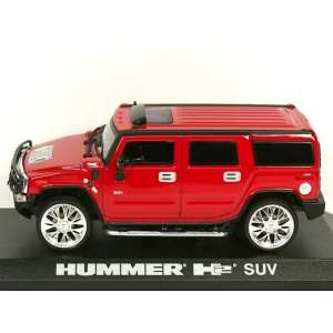 1/43 Hummer H2 SUV с кенгурином 2005 красный