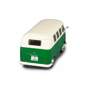 1/24 Volkswagen Trasporter Type 1 1960 зеленый с белым