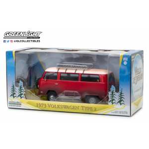 1/24 Volkswagen T2b Bus 1973 красный с белым из к/ф Поле его мечты