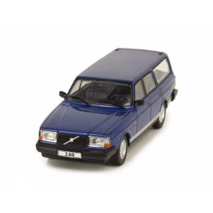 1/43 Volvo 240 Polar 1988 синий металлик