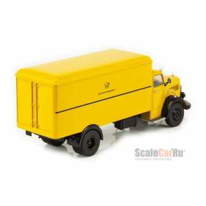 1/43 Mercedes-Benz L6600 фургон Deutsche Post желтый