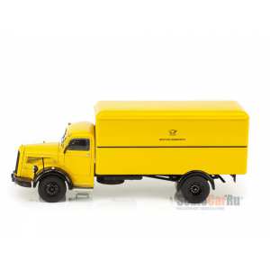 1/43 Mercedes-Benz L6600 фургон Deutsche Post желтый