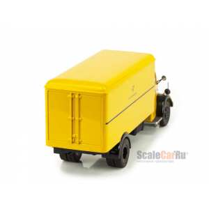 1/43 Mercedes-Benz L6600 фургон Deutsche Post желтый