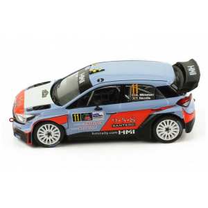 1/43 Hyundai NG i20 WRC 11 A.Mikkelsen/T.Neuville Rally Monza 2017