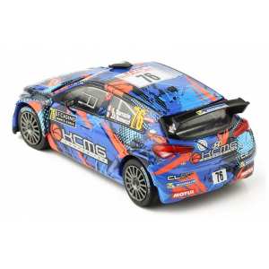 1/43 Hyundai I20 R5 76 S. Sarrazin - JJ.RENUCCI Rallye Monte Carlo 2018 синий
