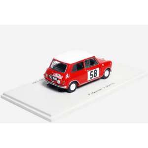 1/43 Morris Mini Cooper Monte Carlo Rally 1963 58 Mayman / Domleo