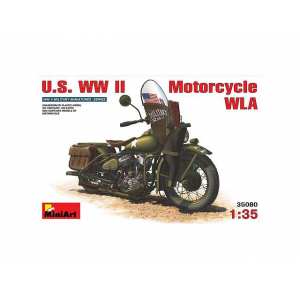 1/35 35080 Американский мотоцикл второй мировой войны WLA MiniArt