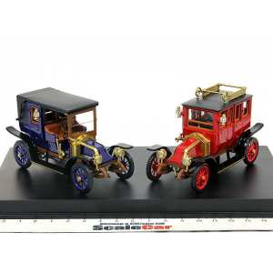 1/43 Набор Renault Tipo X и Renault Tipo AG 1919 синий/красный