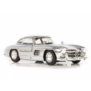 1/18 Mercedes-Benz 300SL Gullwing (1954–1956) W198 хромированный