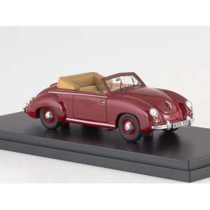 1/43 Volkswagen Dannenhauer and Stauss Convertible бордовый