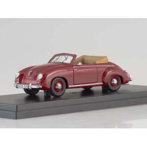 1/43 Volkswagen Dannenhauer and Stauss Convertible бордовый