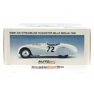 1/18 BMW 328 Streamline Roadster Mille Miglia 1940 72
