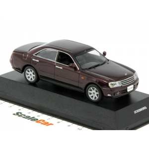 1/43 Nissan Gloria Ultima-Z V-Package 2001 темно-красный