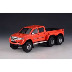 1/43 Toyota Hilux At44 6X6 Arctic Truck пикап открытый 2014 красный