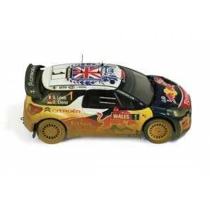 1/43 Citroen DS3 WRC 1 S.Loeb-S.Elena Wales GB Rally 2011 WORLD CHAMPION (в грязи)