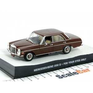1/43 MERCEDES BENZ 200D W115 1981 JAMES BOND FOR YOUR EYES ONLY