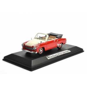 1/43 Wartburg 311-2 Cabriolet 1958 красный с белым