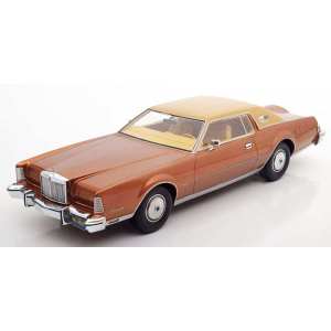 1/18 Lincoln Continental Mark IV Luxus 1974 коричневый металлик с бежевым