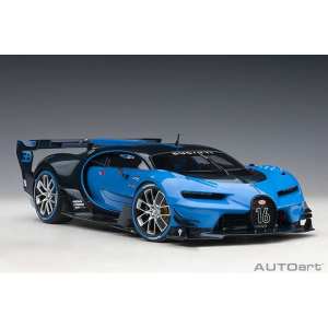 1/18 Bugatti Vision Gran Turismo 2015 синий карбон с синим