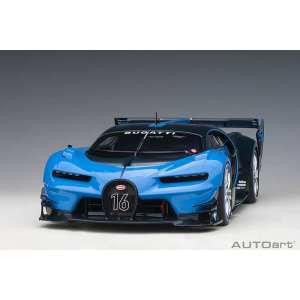 1/18 Bugatti Vision Gran Turismo 2015 синий карбон с синим